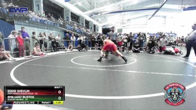 160 lbs Round 1 (4 Team) - Eddie Shevlin, East Kansas Eagles Gold vs Emiliano Bustos, Kansas Mayhem