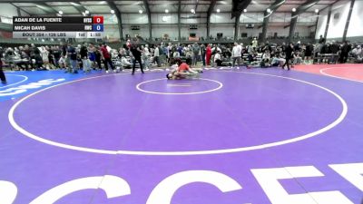 132 lbs Cons. Quarters - Adan De La Fuente, Nyssa vs Micah Davis, Relentless Wrestling Club