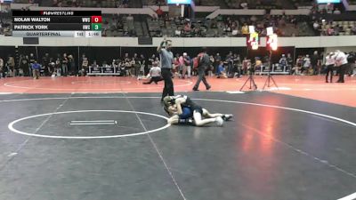 6-8 80 Quarterfinal - Patrick York, Hickory Wrestling Club vs Nolan Walton, Williamsburg Wrestling Club