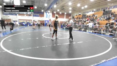 175 lbs Cons. Round 5 - Fabio Lara, San Dimas vs Daniel Navarro, Mayfair