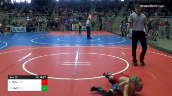 43 lbs Prelims - Caden Miller, Fort Gibson Tiger Wrestling vs Rowan Coyle, Piedmont