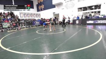 113 lbs 3rd Place Match - Nathan Solorio, Damien vs Chris Qureshi, Fountain Valley