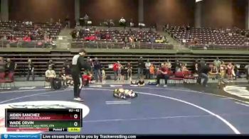 42 lbs Quarterfinal - Aiden Sanchez, Sanderson Wrestling Academy vs Wade Orvin, Rulon Gardner?s Gold Medal Gym