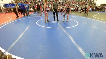 110 lbs Semifinal - Dayson Swan, IRONMEN Wrestling Club vs Janiah Roshto, Miami