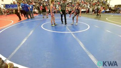 110 lbs Semifinal - Dayson Swan, IRONMEN Wrestling Club vs Janiah Roshto, Miami