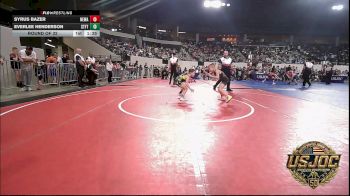 55 lbs Round Of 32 - Syrus Bazer, Nebraska Wrestling Academy vs Everlee Henderson, Standfast