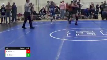 148 lbs Champ. Round 1 - Srijon Bose, NOVA Wrestling Club vs Roberto Hinse, Smithfield Wrestling