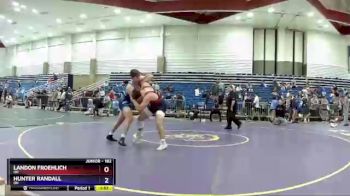182 lbs Cons. Round 1 - Landon Froehlich, OH vs Hunter Randall, OH