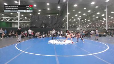 134 lbs 3rd Place - Austin Guerrieri, Henlopen Hammers - HSC vs Anthony Disipio, Prime Time - HSC