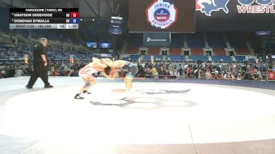 165 lbs 3rd Place Match - Grayson Debevoise, Ohio vs Donovan Symalla, Colorado
