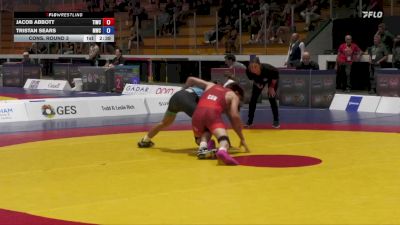 57kg Cons. Round 3 - Jacob Abbott, Team Impact Wrestling Club vs Tristan Sears, Montreal Wrestling Club