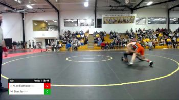 165 lbs Champ. Round 1 - Noah Williamson, Ohio Northern vs Micah Dennis, Fontbonne Univsersity