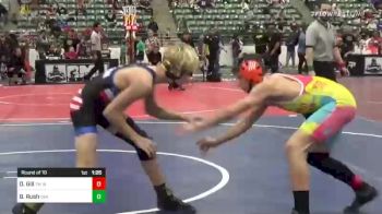 130 lbs Round Of 16 - Daniel Gill, TW Wrestling vs Breyden Rush, USA Gold