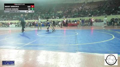 118 lbs Round Of 16 - Brody Arbuckle, Blanchard High School vs Carson Osburn, Vinita