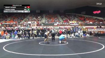 285 lbs Cons. Round 1 - Isaiah Cazee, St. George-Rock Creek Hs vs Brady Alonzo, Chanute Hs