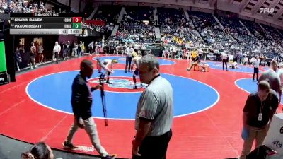 2A-157 lbs Quarterfinal - Shawn Bailey, Coahulla Creek vs Paxon Legatt, Union County
