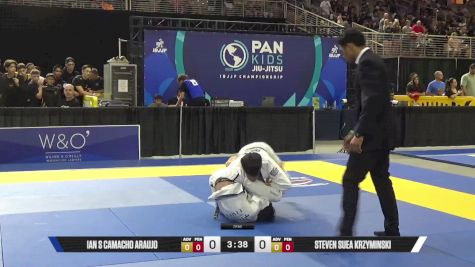 Steven Suea Krzyminski vs Ian S Camacho Araujo 2025 Pan Kids Jiu-Jitsu IBJJF Championship