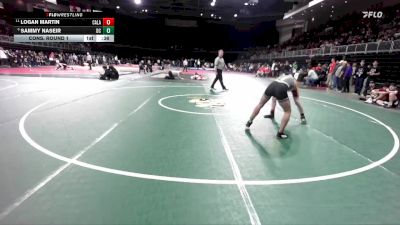 120 lbs Cons. Round 1 - Logan Martin, Calaveras vs Sammy Naseir, Del Campo