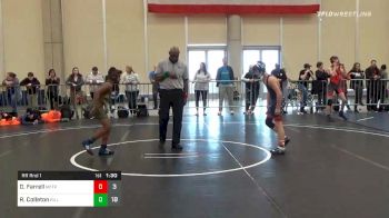 93 lbs Prelims - Dash Farrell, Maine Trappers MS vs Roman Colleton, Killa Bees MS