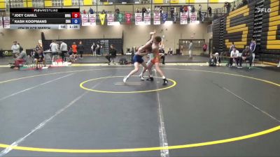 120 lbs 4th Place Match - Joey Cahill, Moen Wrestling Academy vs Kash Koopmans, Siouxland Wrestling Academy