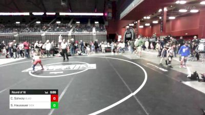 54 lbs Round Of 16 - Chayton Salway, Gladiator Wrestling Academy vs Spencer Hausauer, Dickinson WC