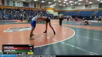 157 lbs Champ. Round 1 - Gunner Gehr, Elizabethtown College vs Luke Smiley, Wisconsin-Stevens Point