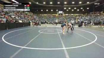 120 lbs Champ. Round 1 - RoseMary Mader, Spring Hill HS vs Taylie Heston, Topeka-Seaman Hs
