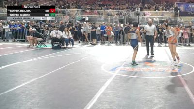 125 lbs Champ. Round 1 - Sophia De Lima, Tohopekaliga vs Sophie Simons, Naples