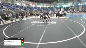 100 lbs Rr Rnd 3 - Micheal Cervantes, Toppenish USA Wrestling vs Milo Brennan, Athlos WC