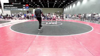 126 lbs Champ. Rd Of 16 - Hayden Ross, 512 Outlaw vs Dayton Albrecht, Basement Brawlers