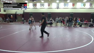 117.4-123.1 lbs Champ. Round 1 - Aviea Holden, Big Game Wrestling Club vs Jazlyn Glasbrenner, DTC