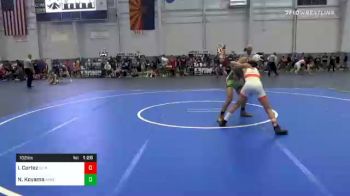 102 lbs Quarterfinal - Isaiah Cortez, Gilroy Hawks vs Noah Koyama, Askeo