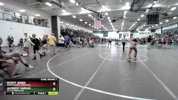 85 lbs Cons. Round 2 - Alfredo Vargas, Sly Fox Wrestling vs Wyatt Jones, Honey Badger Wrestling