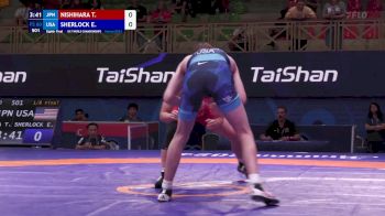 80 kg 1/8 Final - Takeharu Nishihara, Japan vs Emmitt Sherlock, United States