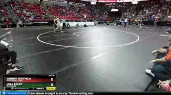 D3-220 lbs Quarterfinal - Cole Ebert, Reedsville vs Vanden Hoffman, Weyauwega-Frem.