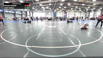105 lbs Consi Of 16 #1 - Michael Graham, NJ vs Casey Pekula, NJ