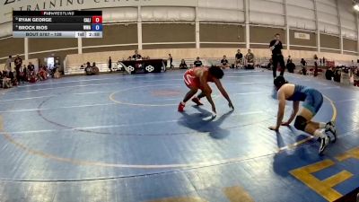 215 lbs Semis - Ryan George, California vs Brock Rios, Wright Wrestling Academy