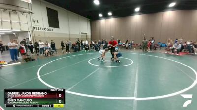 82 lbs Quarterfinal - Enzo Mancuso, Boneyard Wrestling Academy vs Gabriel Jaxon Medrano, Gracie Barra Westchase Wrestling Club