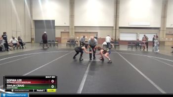 95 lbs Round 5 - Taylin Craig, Unattached vs Sophia Lee, Seymour Youth Wrestling