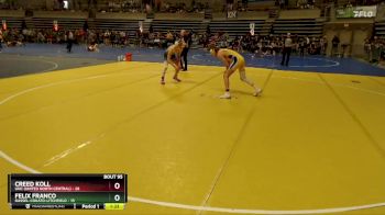 140 lbs Champ. Round 1 - Felix Franco, Dassel-Cokato-Litchfield vs Creed Koll, UNC (United North Central)