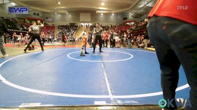 85 lbs Round Of 16 - Jerry Howland, Caney Valley Wrestling vs Ried Mayo, Tonkawa Takedown Club