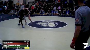 157 lbs Cons. Semi - Noah Blough, Madison vs Christopher Maloney, Benedictine