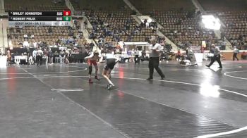 6A 113 lbs 3rd Place Match - Briley Johnston, Saraland vs Robert Felix, Northridge High School