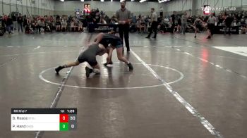 100 lbs Prelims - Garrett Reece, Black Fox Elite vs Peyton Hand, Ghost Riders