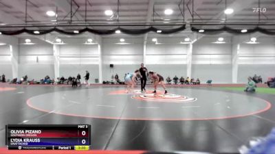 155 lbs Cons. Round 4 - Olivia Pizano, Southern Oregon vs Lydia Krauss, Unattached