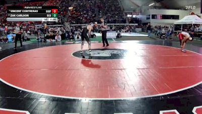 6A 120 lbs Champ. Round 1 - Zak Carlson, Rigby vs Vincent Contreras, Nampa