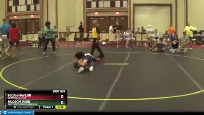 65 lbs Cons. Round 4 - Micah Naylor, Springfield Mass vs Hudson Judd, Deep Roots Wrestling Club