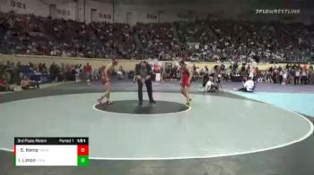 126 lbs 3rd Place Match - Shelby Kemp, Moore vs Isabel Limon, Stilwell