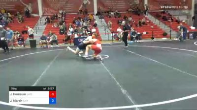 79 kg 7th Place - Jackson Hemauer, Northern Colorado Wrestling Club vs Jacob Marsh, New Jersey RTC