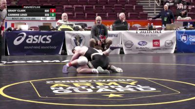 172 lbs Consi 2 - Grady Clark, Huntingdon Area vs Carmine Lenzi, Berks Catholic